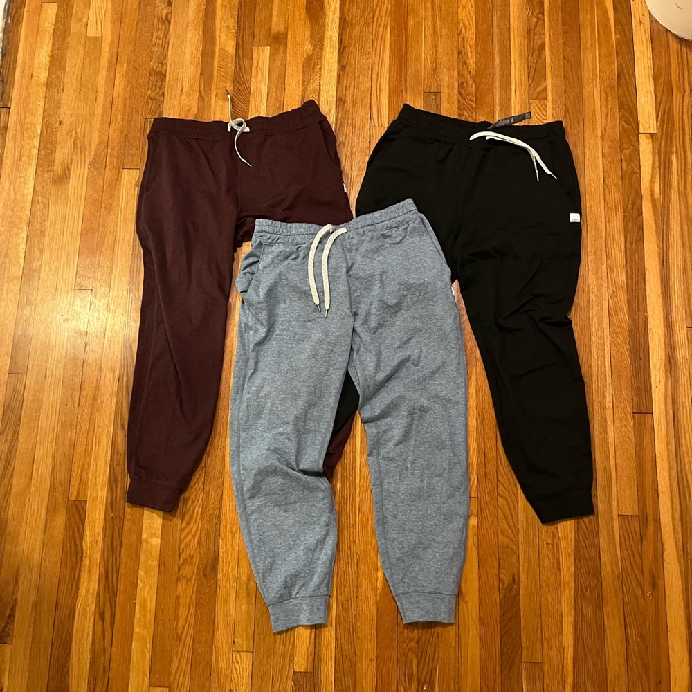 Vuori performance jogger bundle of 3 - size small